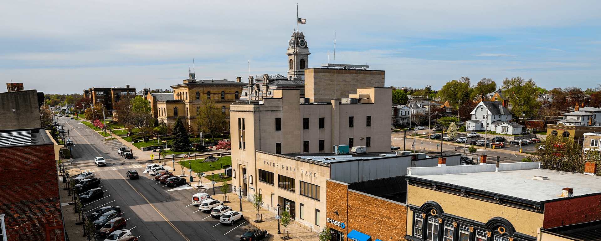 Beautiful Views of Downtown Oswego Litatro Apartments